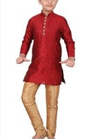 New (Size 1) Boy's Silk Indian Kurta Pajama for