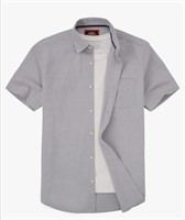 New (Size M) COOFANDY Shirt Classic Fit,Button