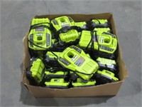 (Qty - 25) **Non-Working** Ryobi Battery Chargers-