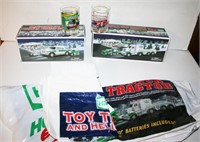 2004, 2013 Hess Trucks, Hess Glasses, & Various