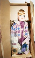 Boyds Doll, (3) Lg. Stuffed Bears
