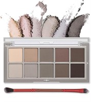 Erinde 10 Colors Eyeshadow Palette, Matte Nude