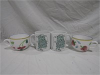 4 Soup Mugs