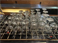 Approx 27 Misc Bar Glass Ware