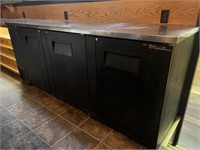 True Bar Refrigerator - 3 Swinging Solid Doors
