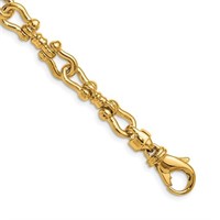 14K-Fancy Link Chain Necklaces