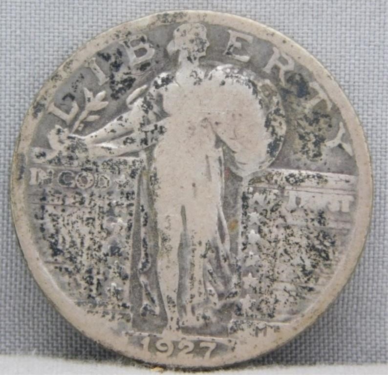 1927 Quarter Dollar.