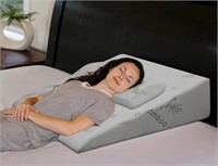 New InteVision Extra-Large Foam Wedge Bed Pillow