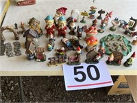 Large lot of fairies and gnomes - great for fairy