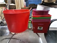 Plastic Buckets & Baskets