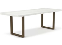 $1,790 Urbia Brooks 79" Wood White Table
