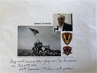 WW2 Corporal James Scotella signed photo