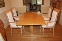 Table & 4 Chairs, with Drop Leave sides that