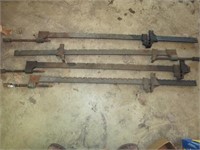 four 48" bar clamps