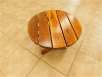 Wooden Patio Table - 27 X 27 X 17