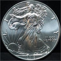 2018 1oz Silver Eagle Gem BU