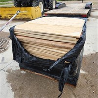 Skid of 4' x 4' Plywood Various Thicknesses