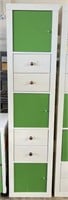 Shelving Unit with 4 Drawers