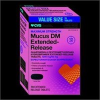 CVS Health 12HR Maximum Strength Mucus DM Extended