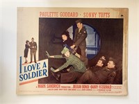 I Love a Soldier original 1944 vintage lobby card