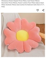 MSRP $20 Flower Throw Pillow