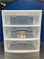 3 Drawer Plastic Container
