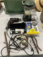 COLEMAN LANTERN, CARBON FILTERS, HAND TOOLS,