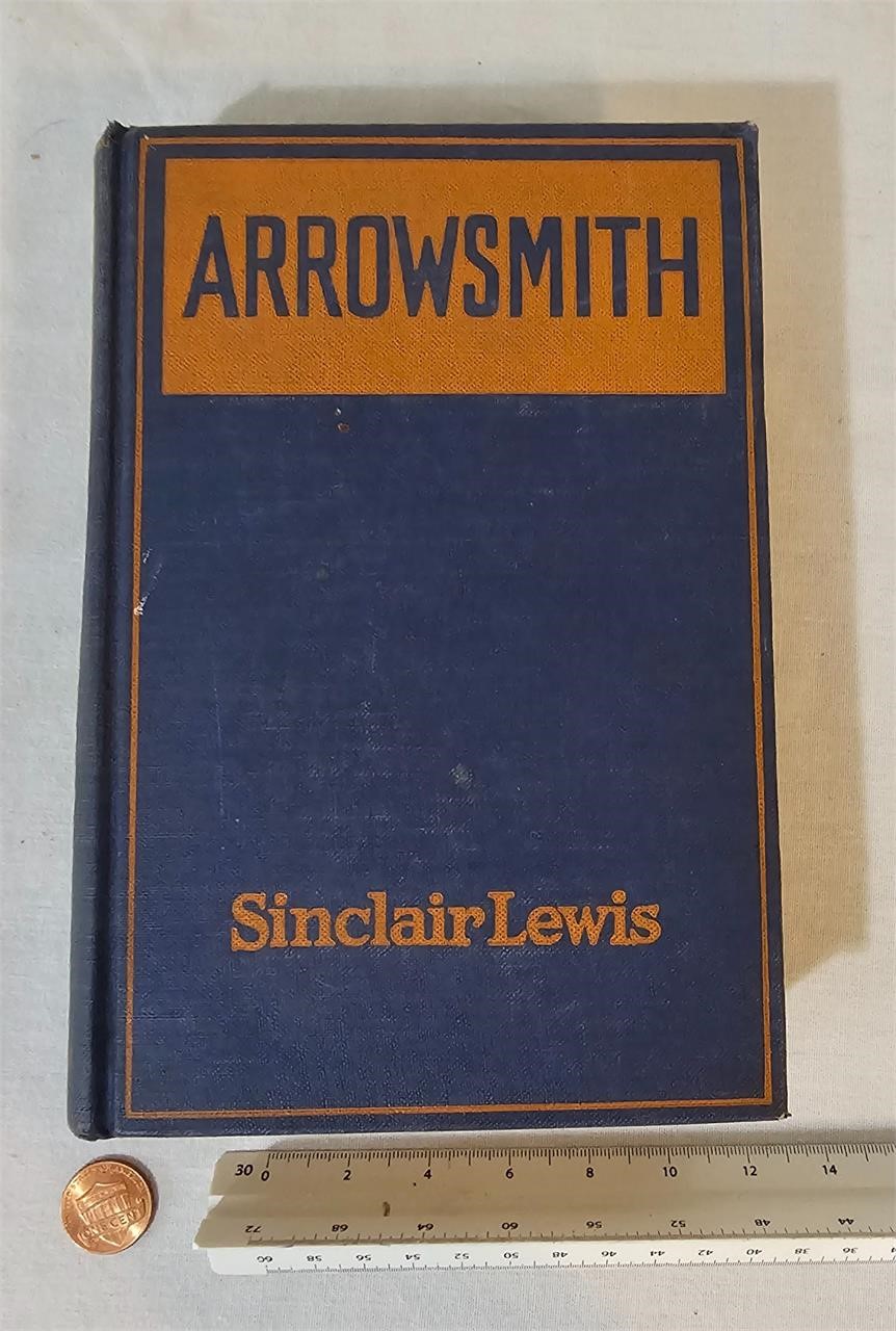 1925 Arrowsmith HC book, Sinclair Lewis