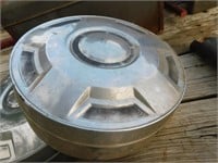 PAIR OF FORD HUBCAPS