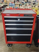Craftsman - 5 Drawer Red Metal Cabinet