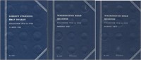 15 Washington Quarters in 3 Folders including