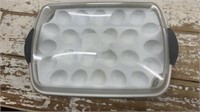 Pampered Chef Deviled Egg Container. Holds 24.