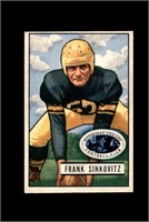 1951 Bowman #95 Frank Sinkovitz EX to EX-MT+