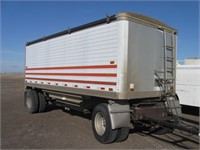 '89  Timpte 21' Pup Trailer w/Dolly, 16 1/2 Tongue