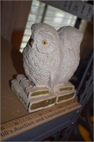 Ceramic Owl Bookends
