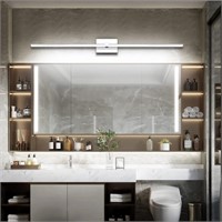 ZUZITO 48 inch Chrome Bathroom Light Over Mirror