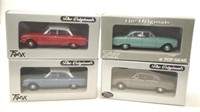 Four Trax Originals Ford Falcon 1960 model cars