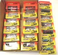 Nineteen various Matchbox series cars