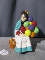 vintage balloon lady statue