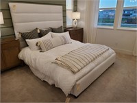 KING UPHOLSTERED BED