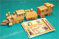 Handmade Wood Toy Train