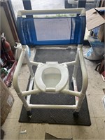 Extra wide pvc shower chair