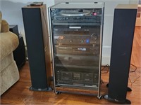 Very nice stereo system Fisher, Sony, Yamaha,JVC