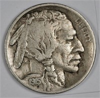 1915 s Full Horn Buffalo Nickel