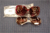 2 Pair of Women's Sun Glasses CP Lens UV400