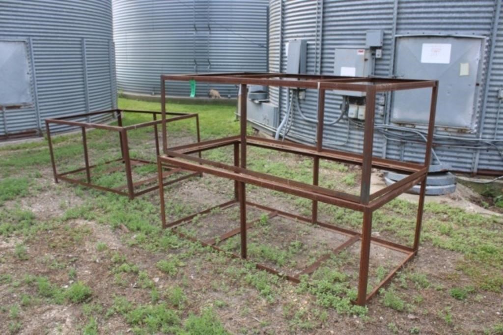 3 - 6'x3' and 5'x4' Steel Racks