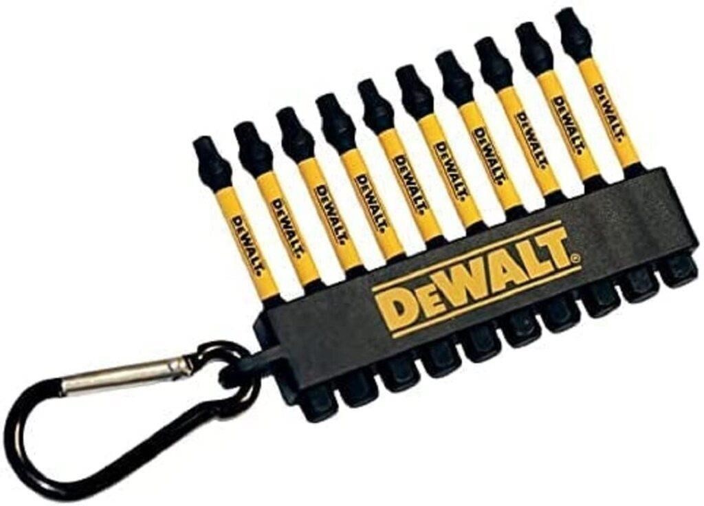 DEWALT FlexTorq Impact Driver Bit Set Carabiner -