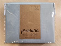 *NEW* Premium Grey Bed Skirt - King Size