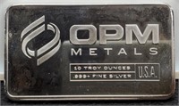 (10) Troy Oz. Silverbar Sold By The Ounce