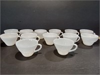 13 Anchor Hocking Tea Cups